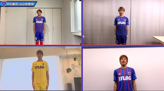 画像：ＦＣ東京　東慶悟選手、永井謙佑選手、林彰洋選手、三田啓貴選手