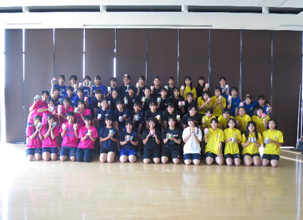 絵付け体験の集合写真