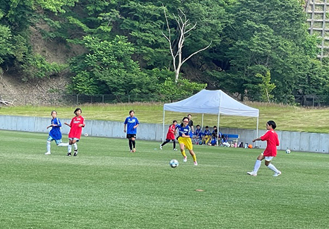 4都県混合チームの交流試合の様子