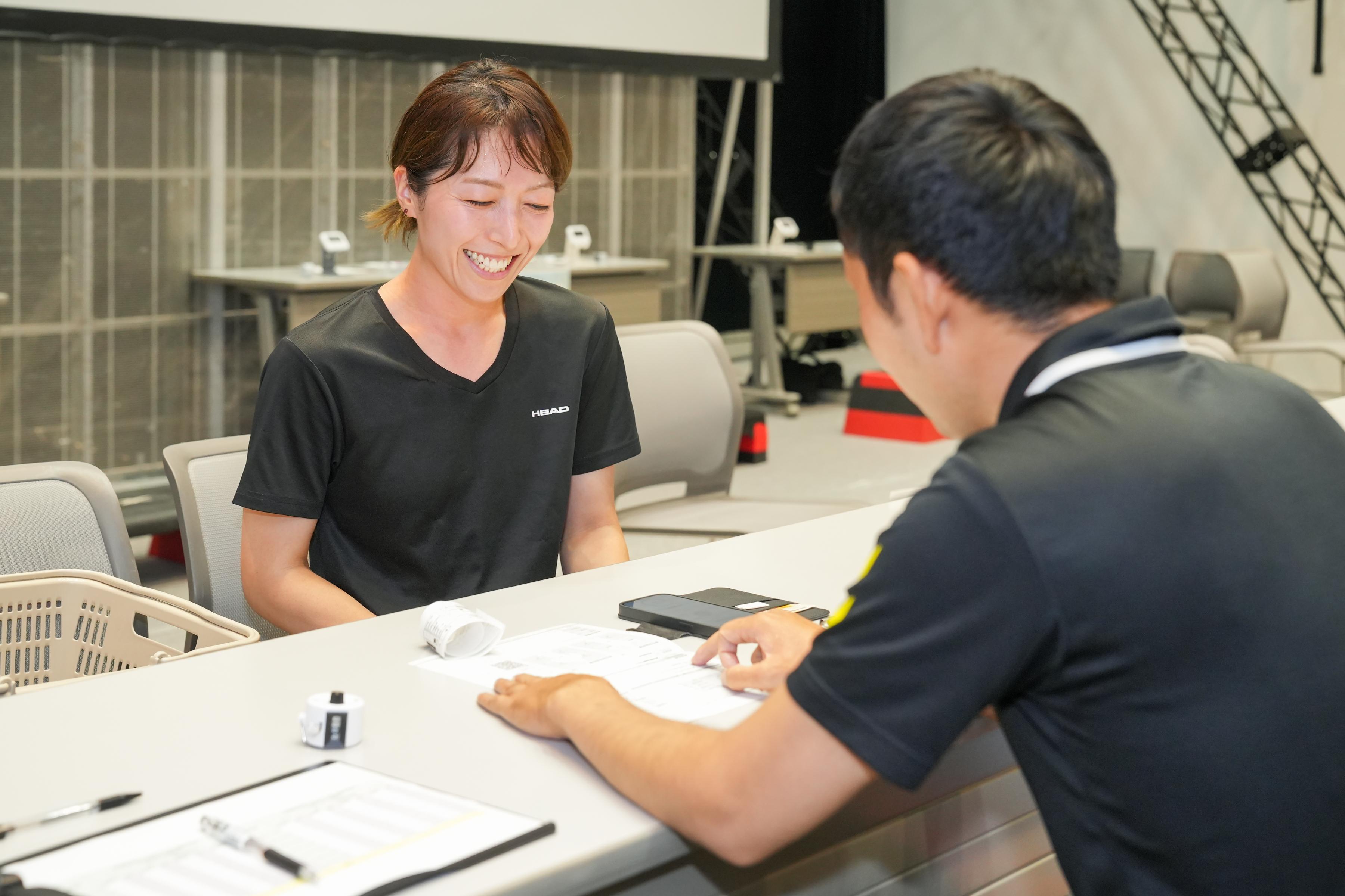 実際の測定の様子