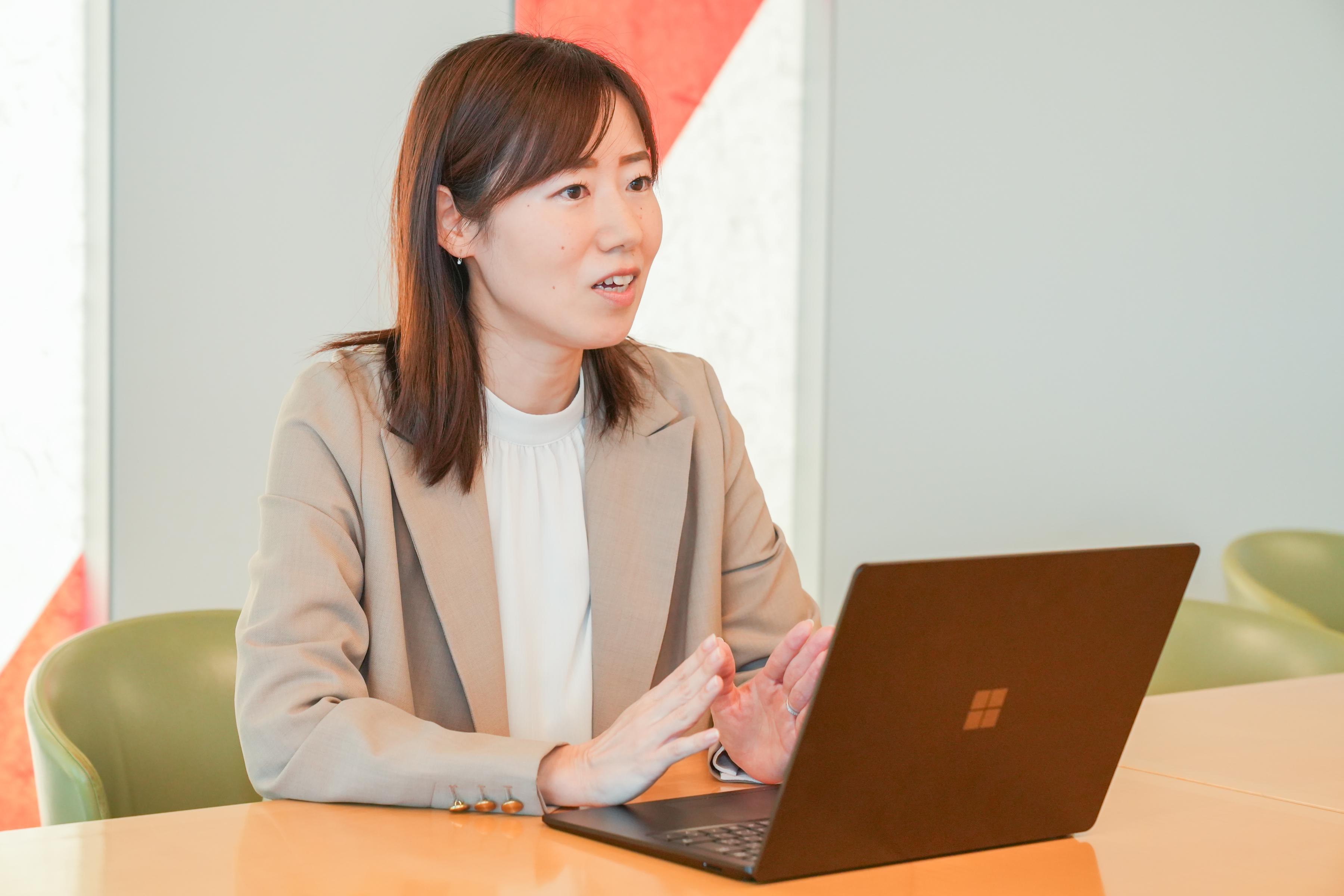 人事部門ウェルネス マネージャー 旭 玲奈（あさひ れな）さん