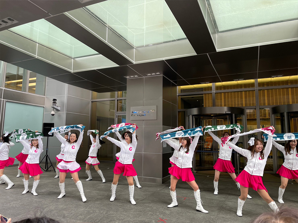 コレド日本橋前2の様子です。