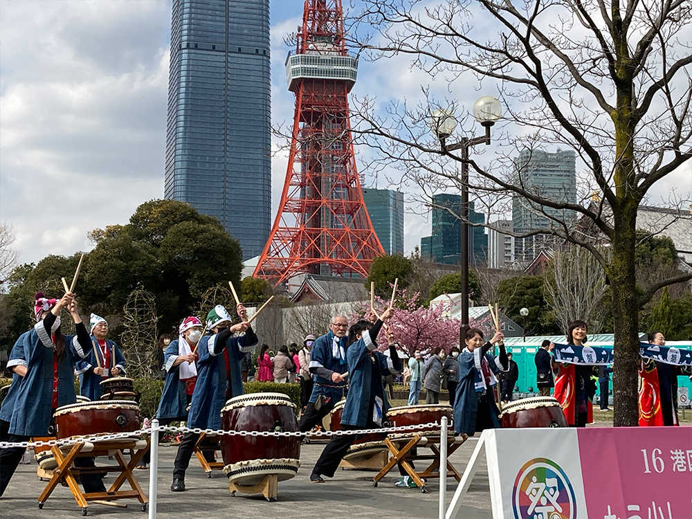 港区立芝公園の様子です。