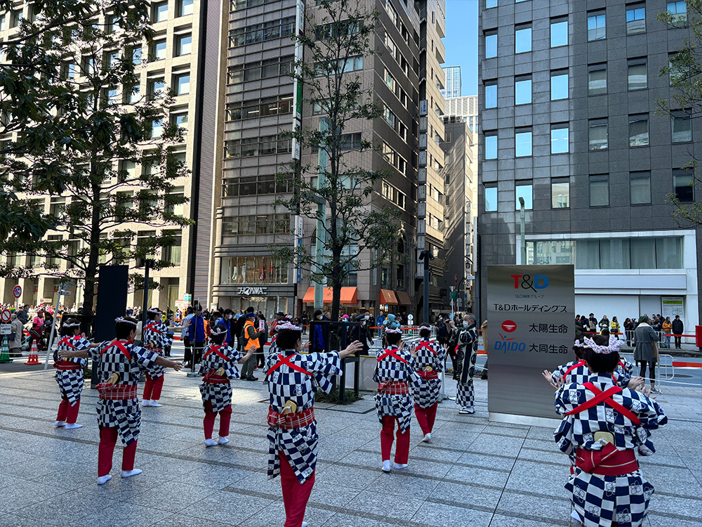 東京日本橋タワー前の様子です。