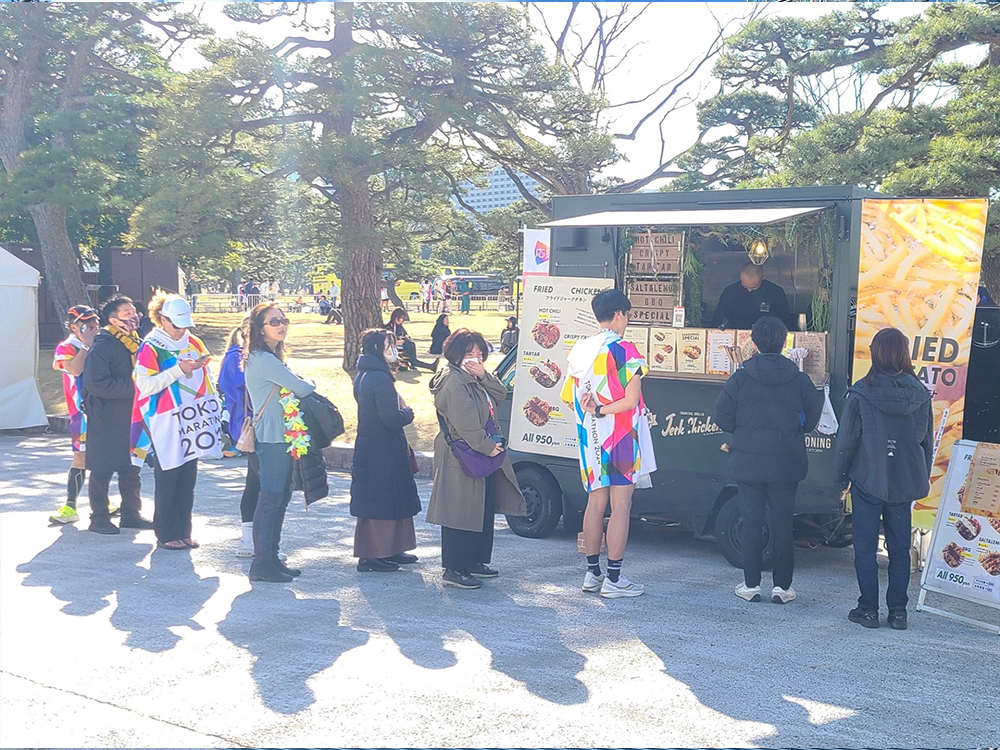 皇居外苑エリアの様子です。