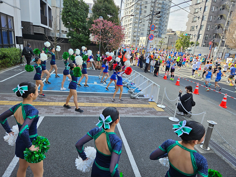 江東区深川ふれあいセンター前の様子です。