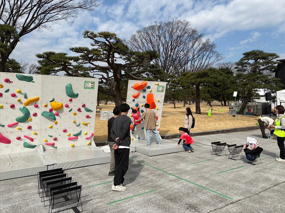 皇居外苑メイン会場の様子です。