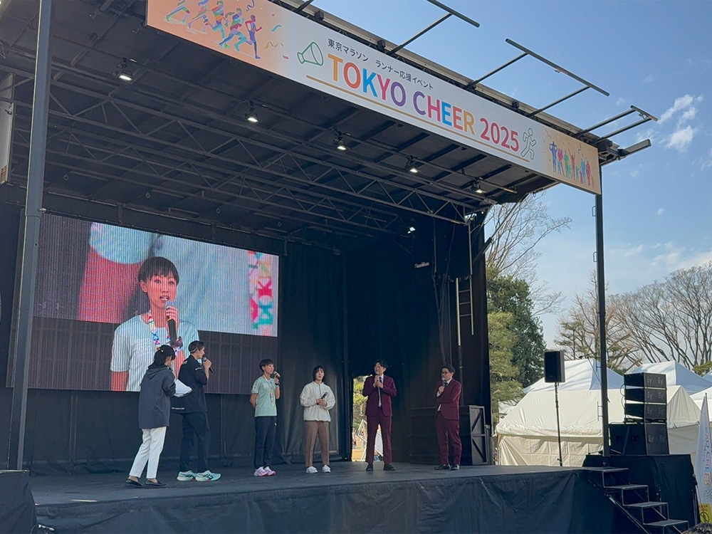 皇居外苑メイン会場の様子です。