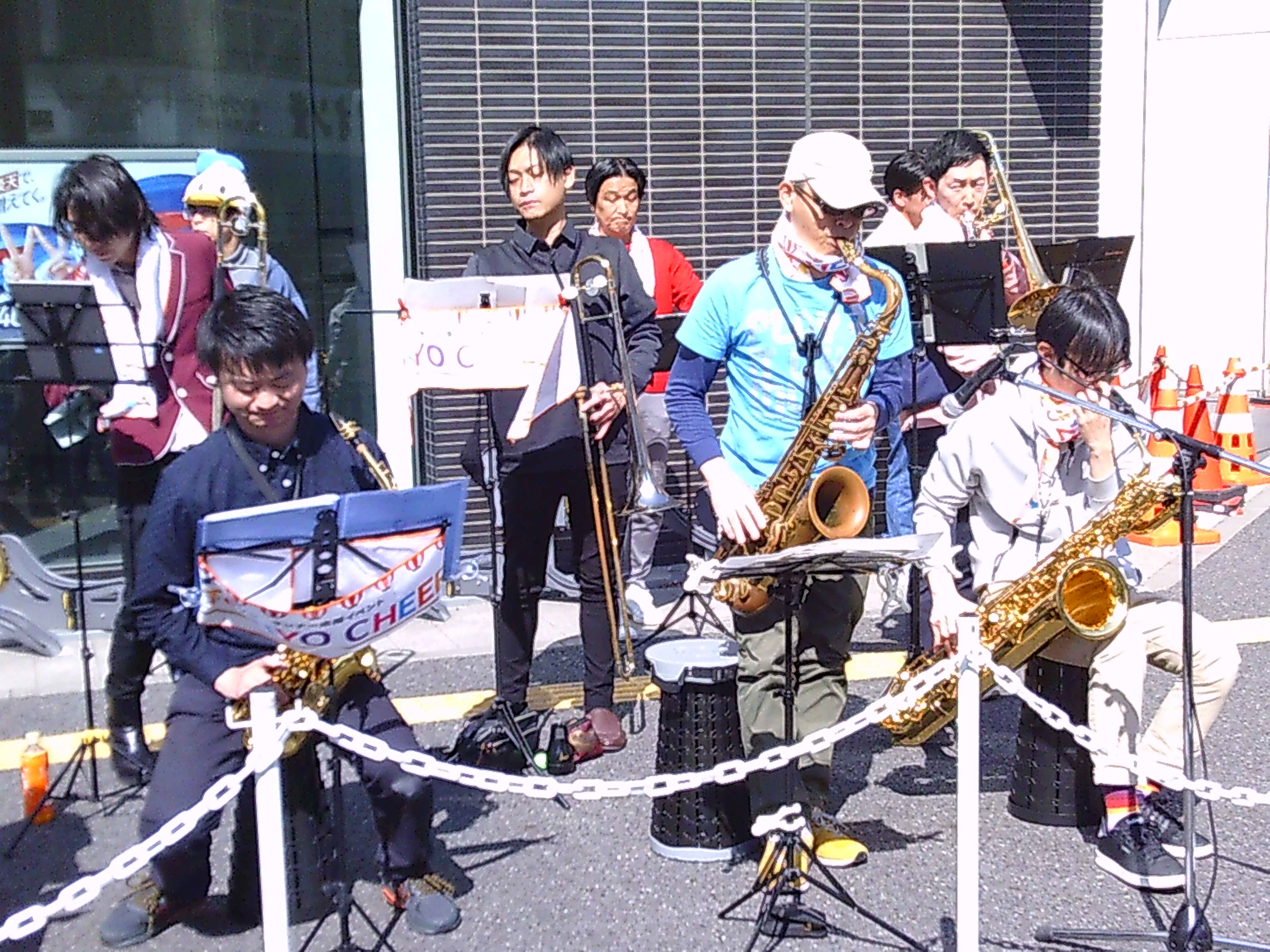 みずほ銀行本所支店前の様子です。