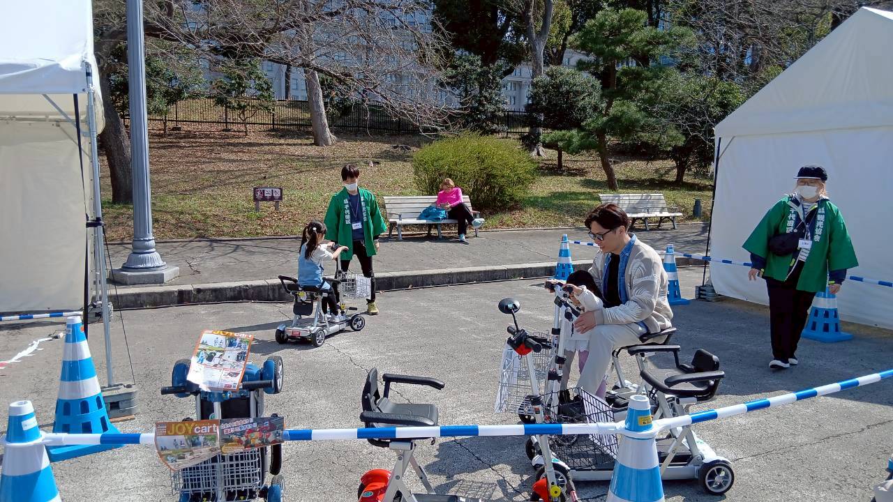 皇居外苑メイン会場の様子です。