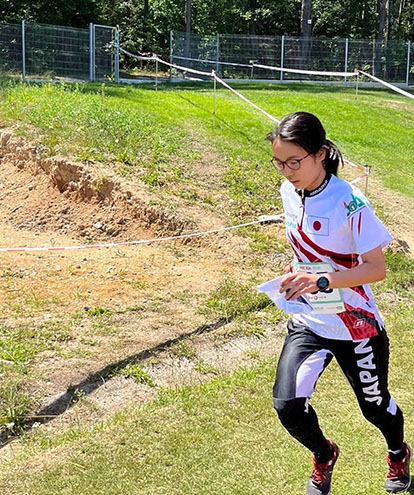 ジュニア世界選手権(2024年7月@チェコ)リレー種目 第2走者