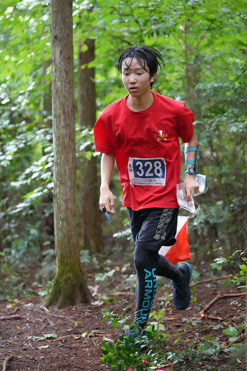 第13回全日本オリエンテーリング選手権大会ミドルディスタンス競技にて