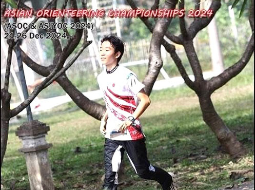 2024年アジアジュニアユース選手権スプリントモデルイベントにて