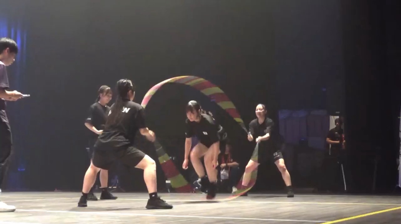 競技中の櫻井 ありす選手