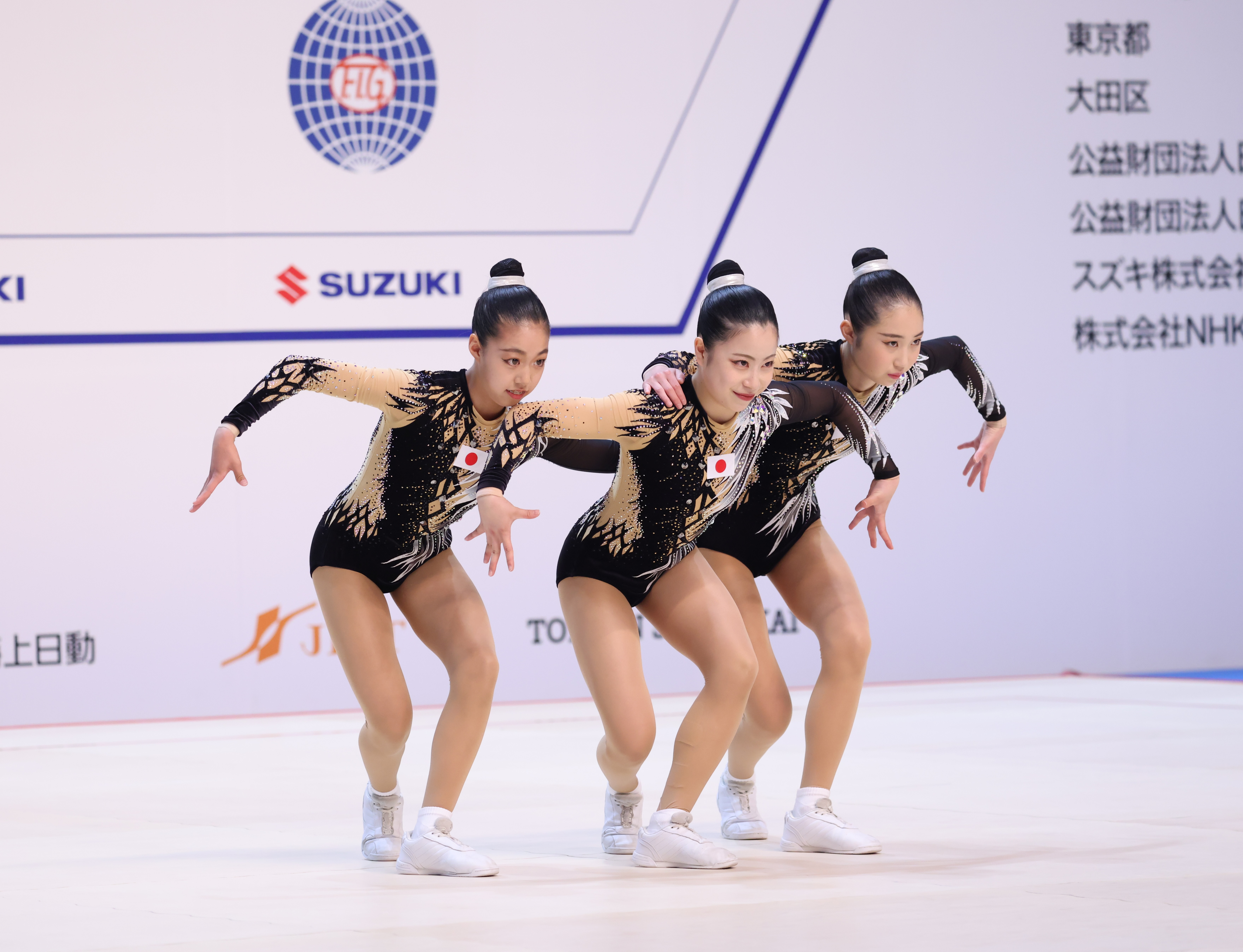 エアロビック競技画像