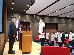 第１２期生　山﨑 直人さんの決意表明